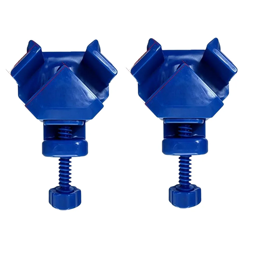 Adjustable 90 Degree Right Angle Clamp for Woodworking Featuring PA6 Plastic Body and Reliable Fastening Performance