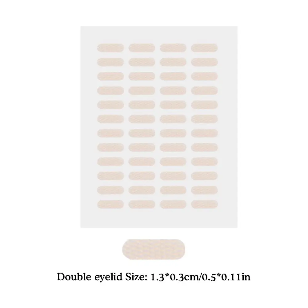ลูกไม้ตาข่ายยกตาธรรมชาติแบบใสสติกเกอร์ติดเปลือกตาแบบมองไม่เห็นกาวในตัวสติกเกอร์ติดเปลือกตาแบบสองพับที่มองไม่เห็นสำหรับผู้หญิง