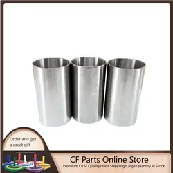 3 PCS Cylinder Liner Suitable Sleeve (78mm) for Kubota D1105 Engine
