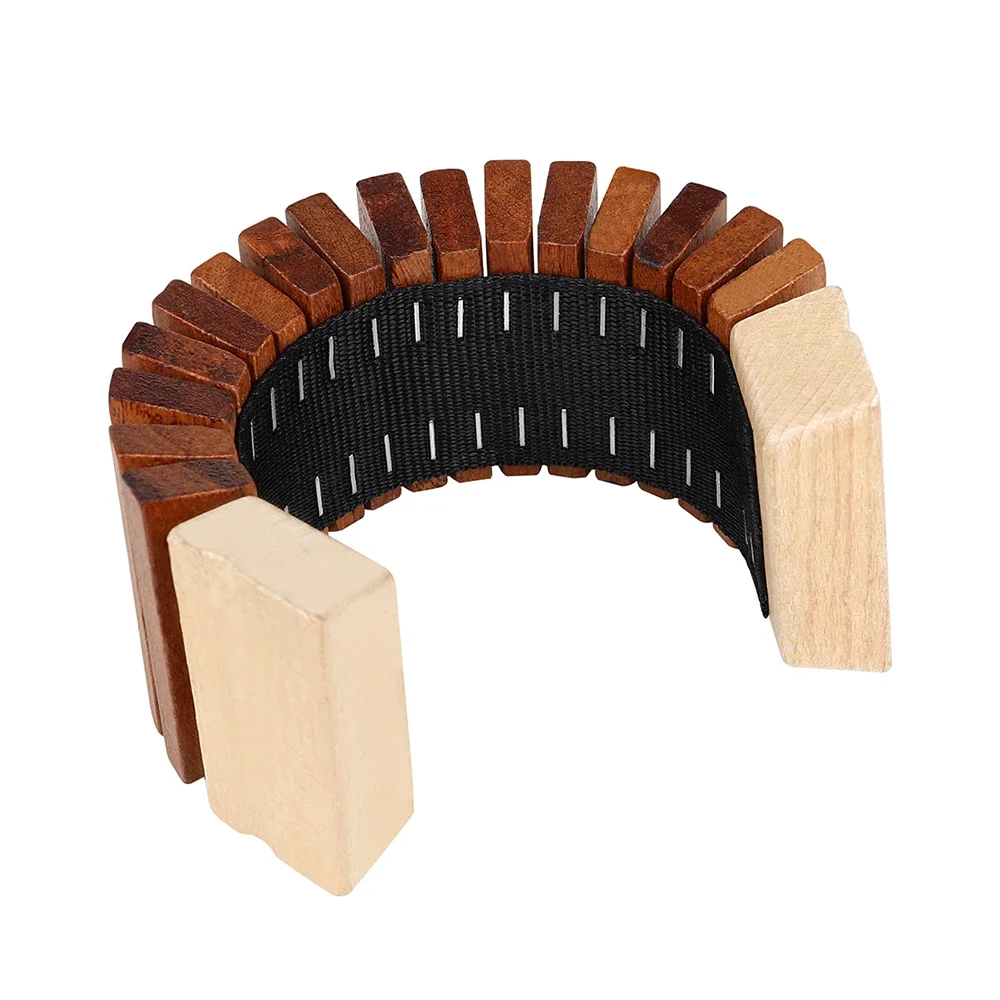 Orff Musik instrumente Holz Kastagnetten Klöppel Shaker Percussion Zahn Holz Echolot Kinder Lernspiel zeug Anfänger Allegro – Detail 3