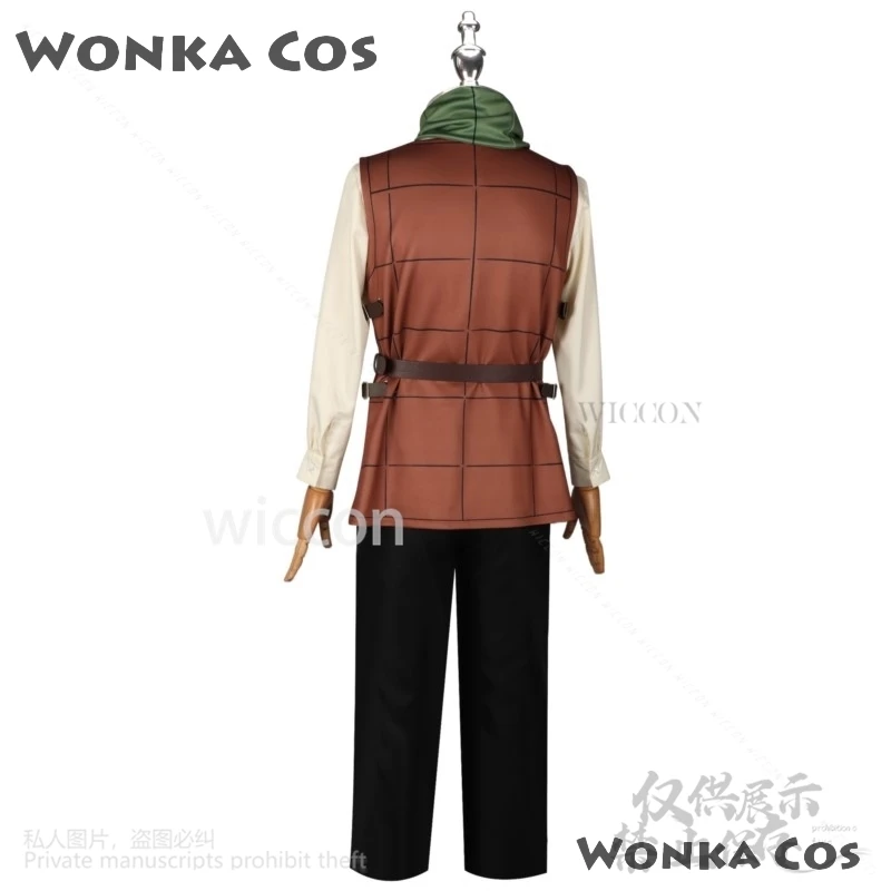 أنيمي لذيذ في الزنزانة Chilchuck Tims تأثيري حلي موحدة وشاح قميص قفازات الباروكات لجميع القديسين عيد الميلاد مخصص