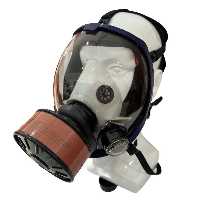 Reusable Respirator Gas Mask Anti-Fog Anti-Toxic Full Face Mask With Filter Gas/Dust-Proof Spray Paint Chemical Farming Protect