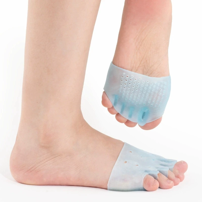 

1/30Pairs Forefoot Pads Toe Separator Cushion Pad Silicone Pain Relief Shoes Insoles Toe Hallux Valgus Corrector Gel Foot Pads