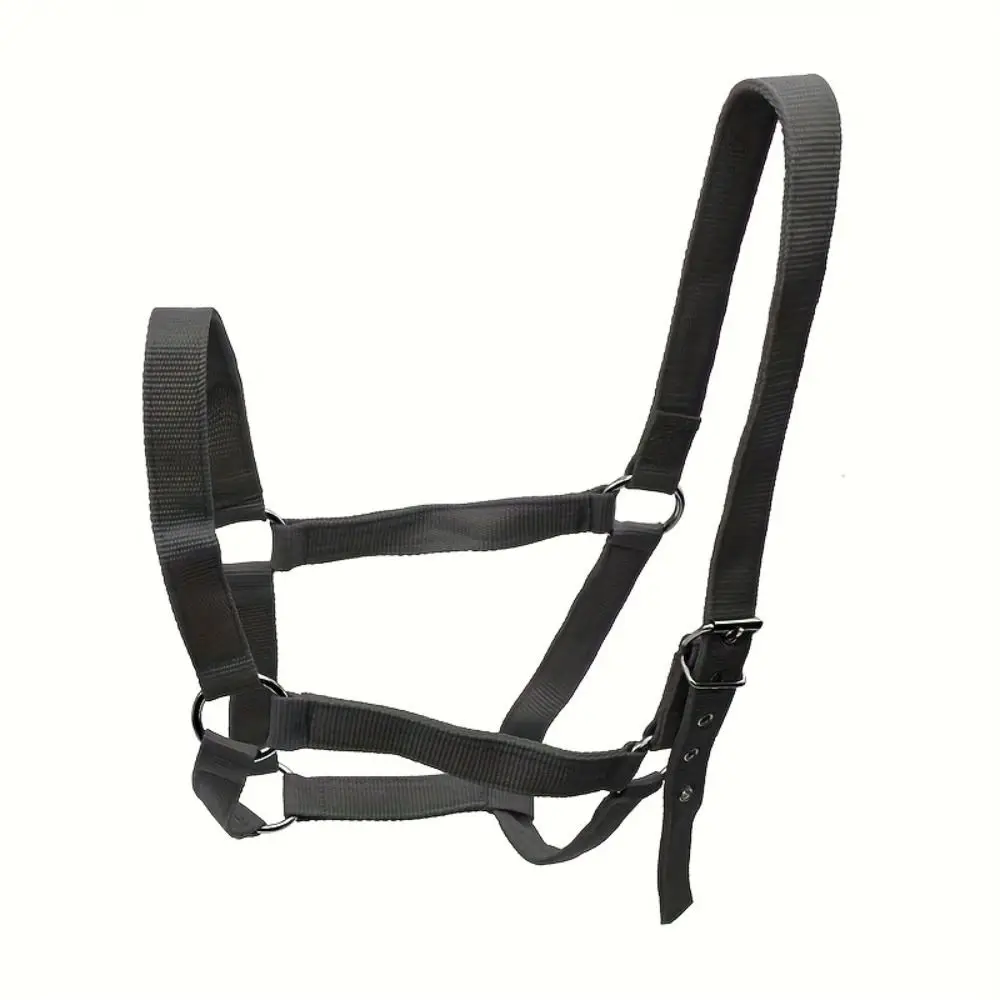 Adjustable Horse Halter Nylon Wear Resistant Equestrian Bridle Durable Comfortable Horse Training Rope Horse Training