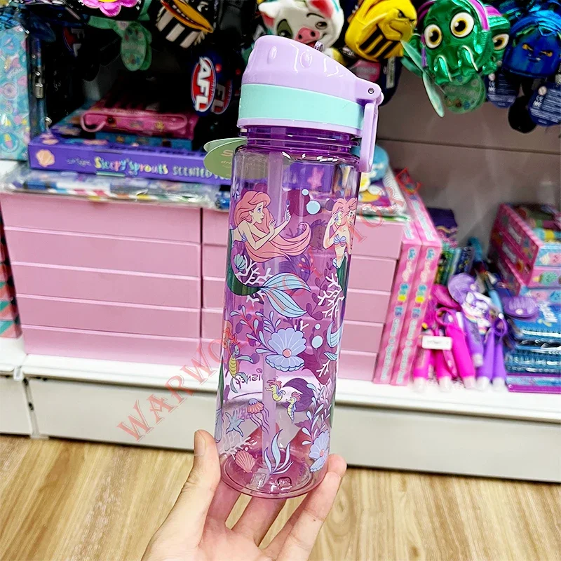 Australia Smiggle Disney Mermaid Children Study Stationery School Bag Pencil Box Lunch Bag Water Cup Student Anime Backpack Gift