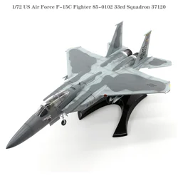 1/72 US Air Force F-15C Fighter 85-0102 33rd Squadron 37120 modello di collezione di prodotti finiti