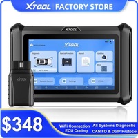 XTOOL D7W Bluetooth Diagnostic Tool All System Automotive Scanner Bi-Directional Control ECU Online Code Built in CAN FD DOIP