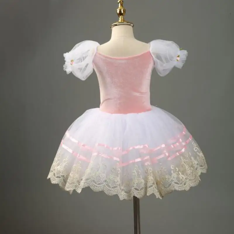 Professionele Ballet Tutu Roze Gisele Competitie Volwassenen Kind Bloem Ballet Tutu Jurk Voor Meisjes Kids Turnpakje Ballerina Jurk