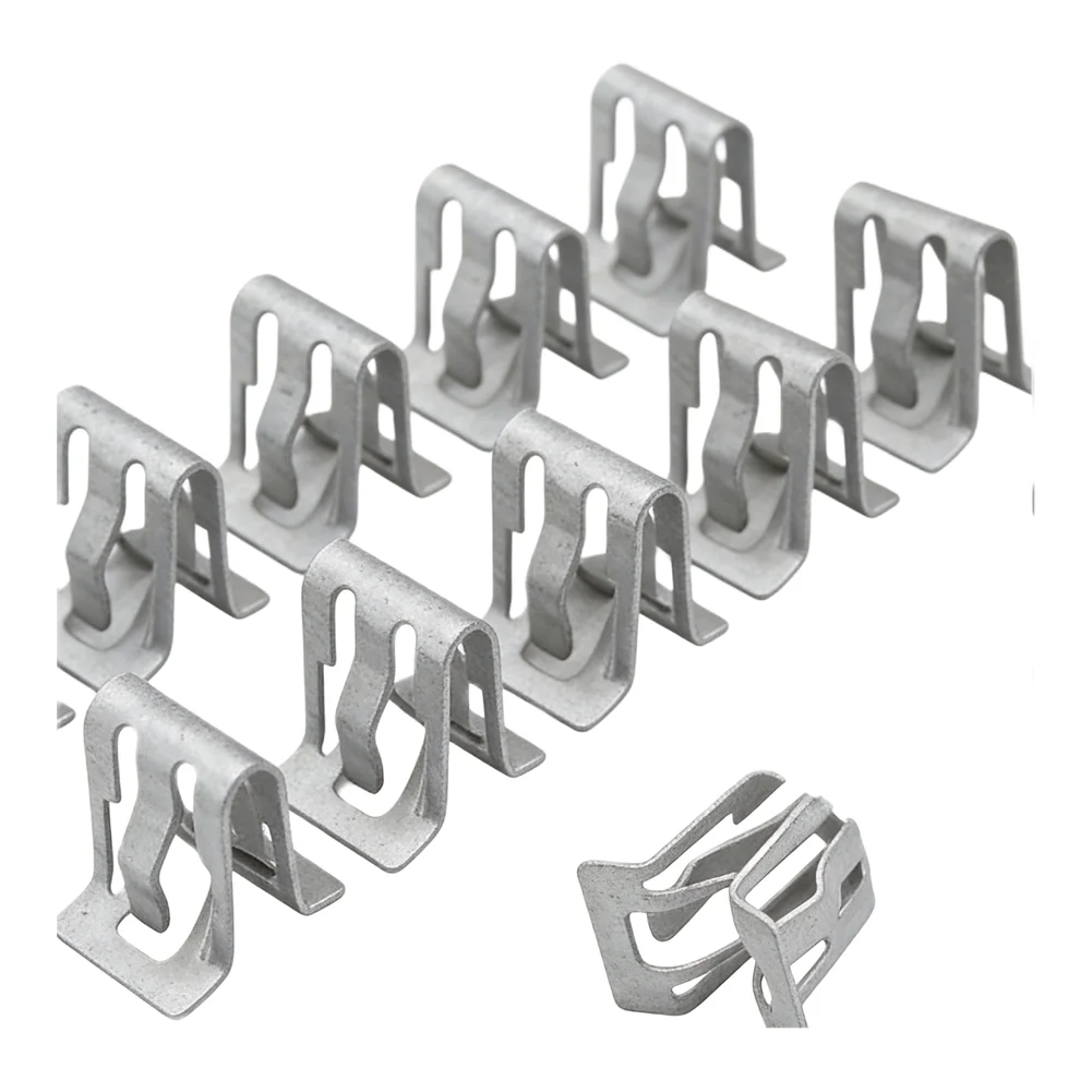 Functional High Quality Interior Retainer Clip Fixed Buckle Automotive Console Metal Reliable Secure Convenience