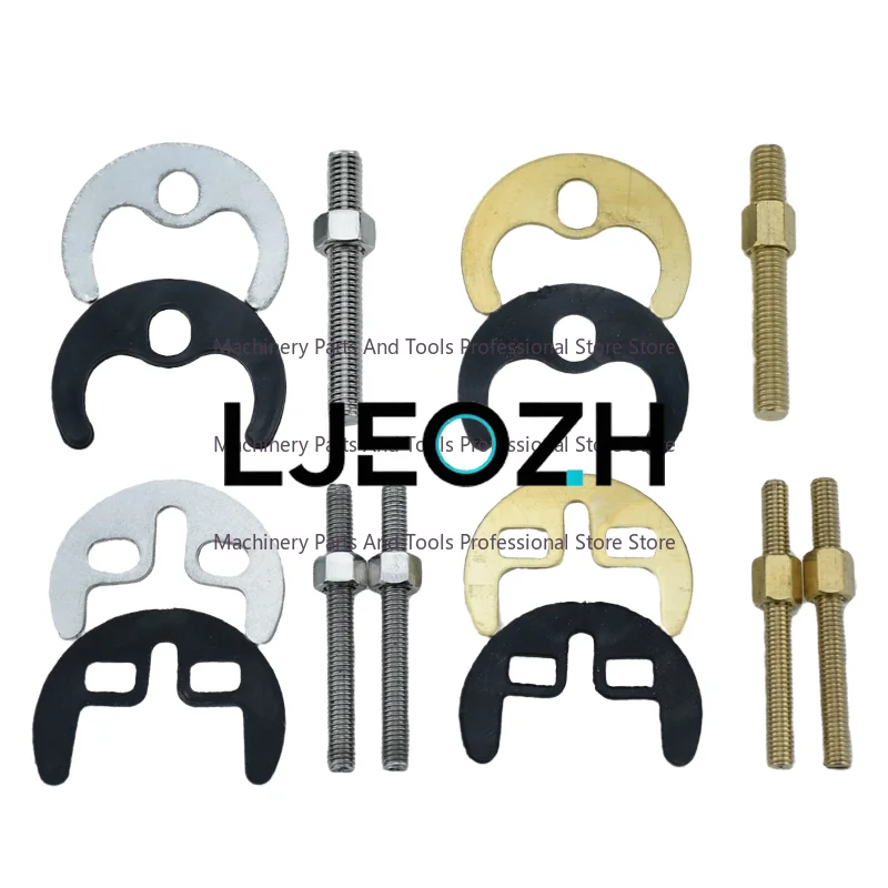 Vegetable Basin Washbasin Kitchen Hot and Cold Faucet Old-fashioned Single and Double Hole Horseshoe Tight Fixing Gasket