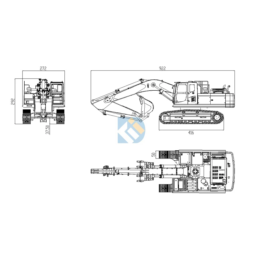 Metal JZM DIM-H3 RTR Hydraulic RC Excavator 1/12 for Engineering Machinery Remote Control Truck Model Toys for Adults