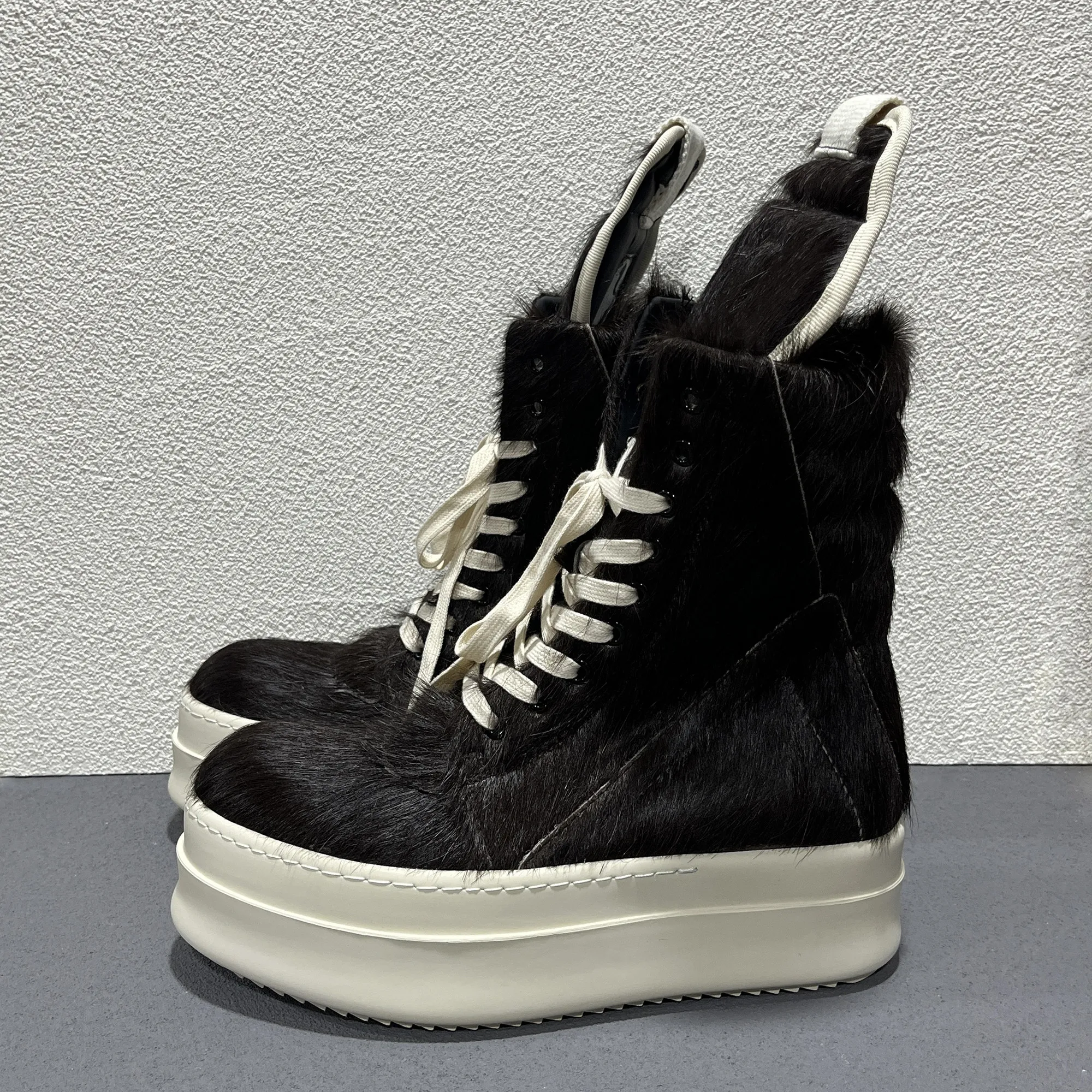 Bottes blanches de luxe en cui - Men Shoes White Colour avis et prix