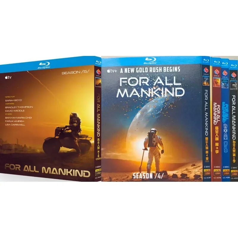 Brand New Sealed Blu-ray Disc For All Humanity Season 1-5