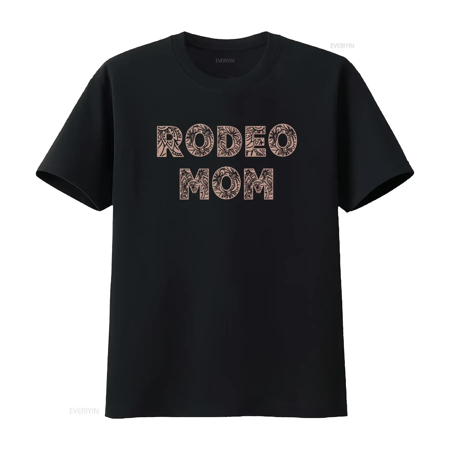 Vintage Western Rodeo Mom Tribal Engraved Print Casual T Shirt vintage Washed graphic Top For Everyday Wear Breathable Slightly
