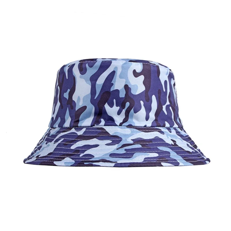 Spring and Summer Sunshade Bucket Hat Beach Fisherman cap Women\'s Hats Outdoor Men\'s caps Camouflage Basin Panama