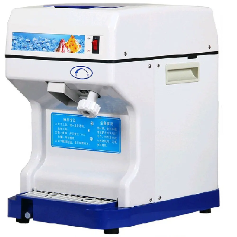 เครื่องบดน้ําแข็งสมูทตี้ เครื่องโกนหนวดน้ําแข็งเชิงพาณิชย์ ร้านชานม เครื่องทําน้ําแข็งเรียบ เครื่องปอกลาเคลือบ เครื่องบดน้ําแข็งฝ้าย