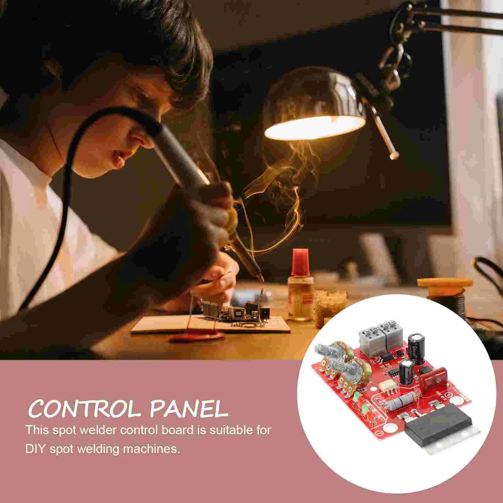 Imagem -05 - Ponto Soldagem Controlador Soldador Board Pcb Circuito Faça Você Mesmo Equipamento Painel Tempo Máquina Atual Display Digital 40a 100a Ajustável