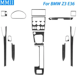 For BMW Z3 E36 1998 1999 2000 2001 2002 Carbon Fiber Gear Shift Air Outlet Dashboard Panel Set Car Interior Accessories Sticker