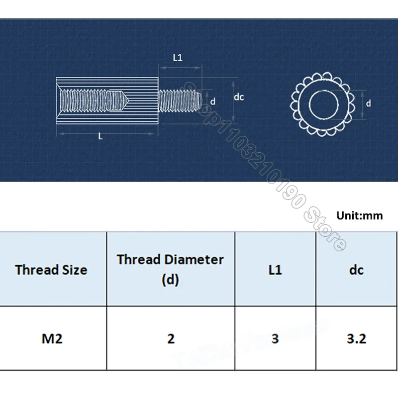 WieshammKit-Jeu d'entretoises rondes moletées en laiton M2 mâle-femelle, entretoises rondes pour carte mère PCB avec vis, 260 pièces