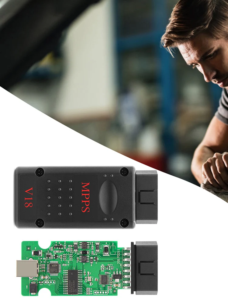 เครื่องมือปรับแต่งชิป ECU MPPS V18 ดีกว่า MPPS V16 +TRICORE+MULTIBOOT พร้อมสาย Breakout Tricore