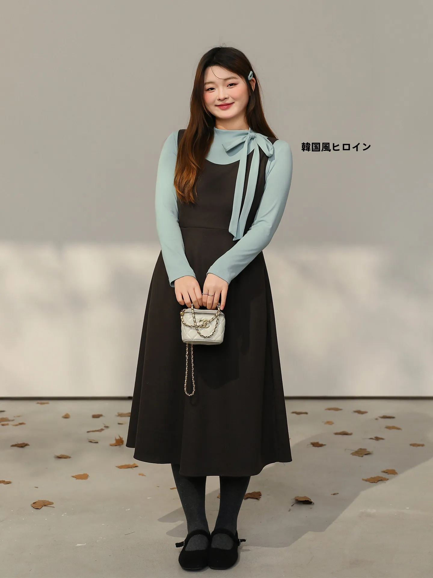 

plus Size Women's Sweet Style A-Line Dress with Bow-Tie Halter Neck Long Sleeve Knot Strapless Spring Fashion Dress