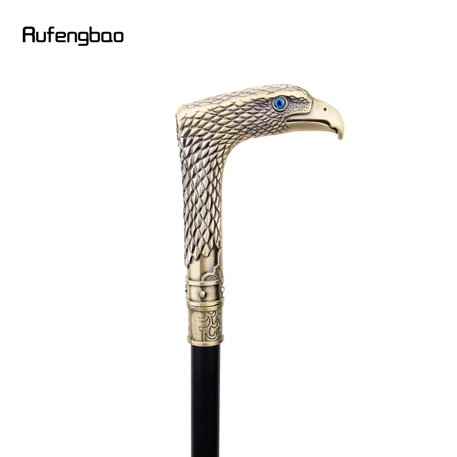 Coppery Blue Eye Eagle แฟชั่นเดิน Stick ตกแต่ง Stick COSPLAY Vintage Party แฟชั่นเดิน Cane Crosier 93ซม.