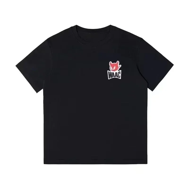 WAAC Reines Baumwoll-Kurzarm-T-Shirt Stilvoll und Vielseitig Geeignet für Alle Jahreszeiten Streetwear 2026 Sommer Neu Mode Lässig – Detail 3