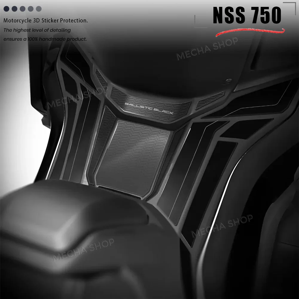 

Motorcycle Accessories Foot Pedal Platform Protection Sticker 3D Resin Sticker for NSS 750 NSS750 2025-