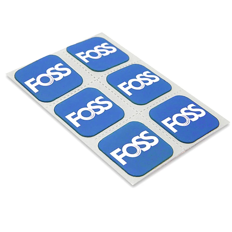 FOSS-Patch Pneu de Bicicleta, Secagem Rápida, Repair Tube Bike, Pad Tool, Parches Inner, MTB, Road Bike, 6pcs por conjunto