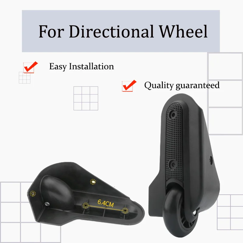 

For Suitcase Replacement Straight Castors Unidirectional Wheel Accessories Travel Luggage Accessories Directional Castors