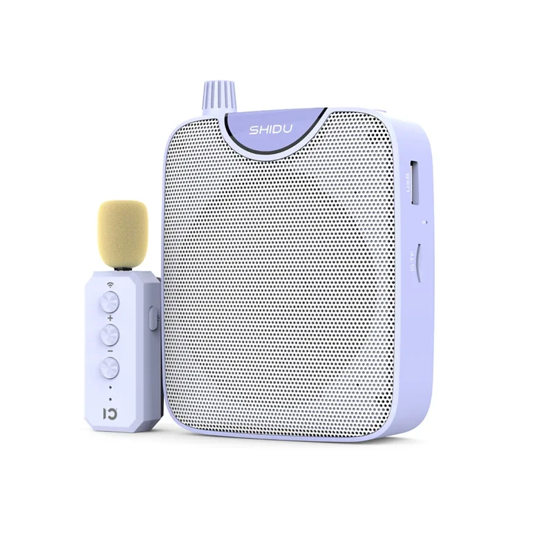 M500 10W Bluetooth Clip on Wireless Lavalier Microphone for Teachers Portable Voice Amplifier Mini PA Speaker For