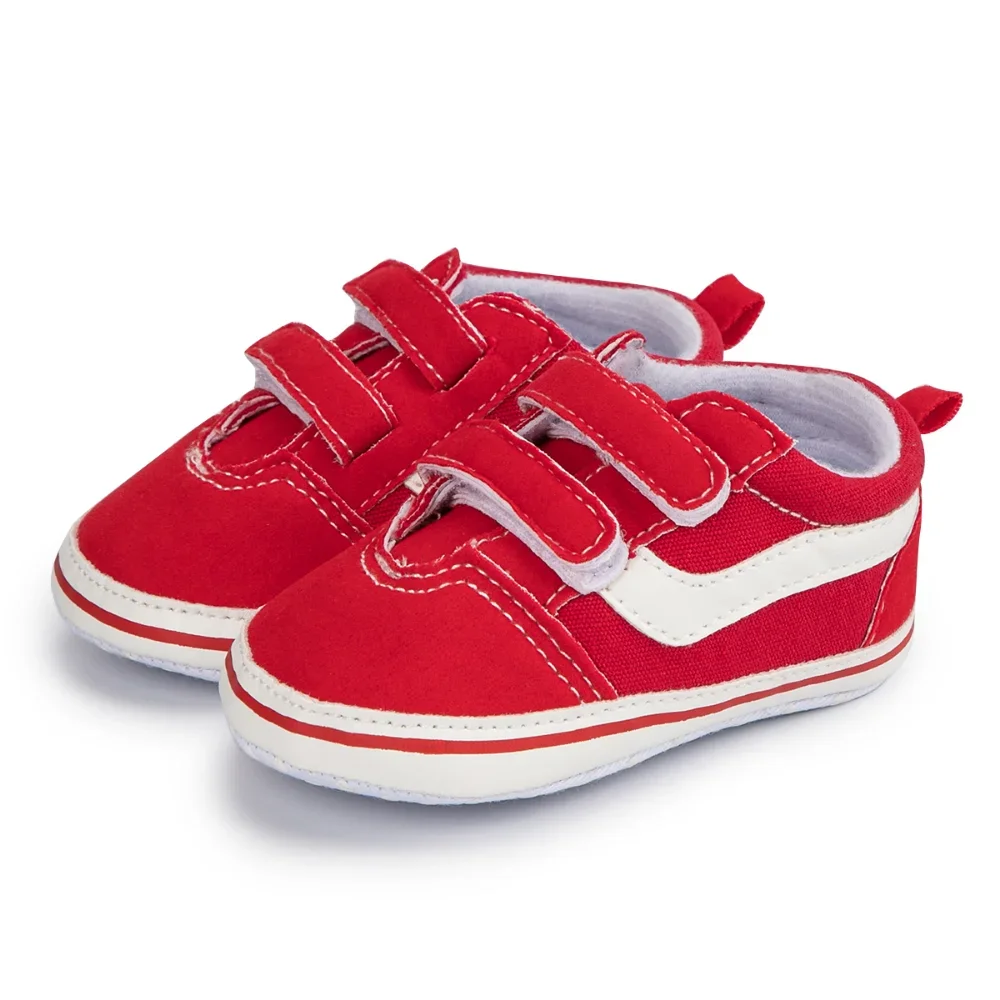 2024 neue Baby Canvas Sneakers Anti-Rutsch-Soft Plaid Baby Boy Mädchen Schuhe Neugeborene First Walker Baby Baby Unisex Freizeit schuhe