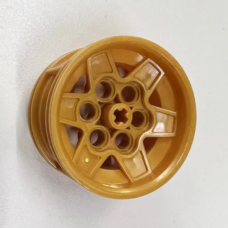 Building Block 56908 Wheel 43.2mm D. x 26mm 6 Pin Holes For Tyre 41897 61480 45982 Bulk GBC Toy High-Tech MOC Set