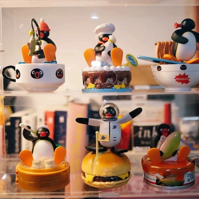 

Pingu Fun Fun Ski Scene Series Blind Box Eggs Penguin Shaped Cute Dolls Collectible Figurines For Kids Boys Girls Birthday Gifts