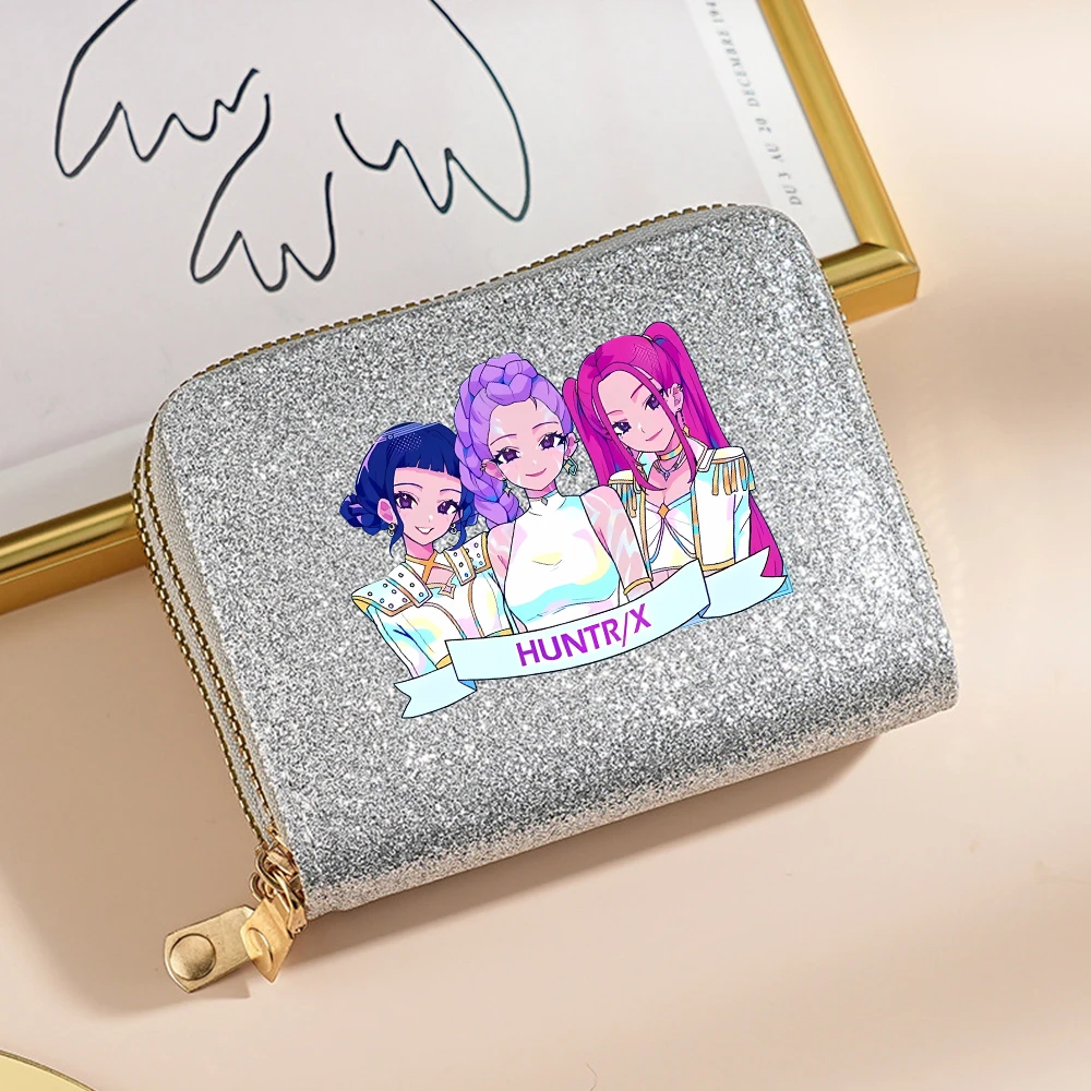 K-poB  Figure  Wallets Women Glitter Sequin Wallets Fashion Money Bag Coin Purses Ladies Credit Multi-card Card Holder Bags view 6