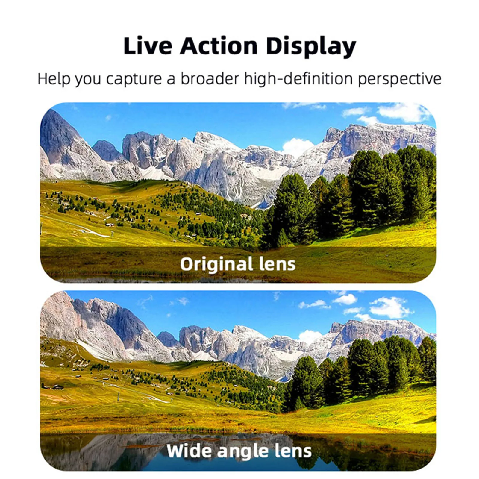 For DJI Mini 4 Pro Wide Angle Filter Wide-angle Movie Lens Drone Camera Accessories