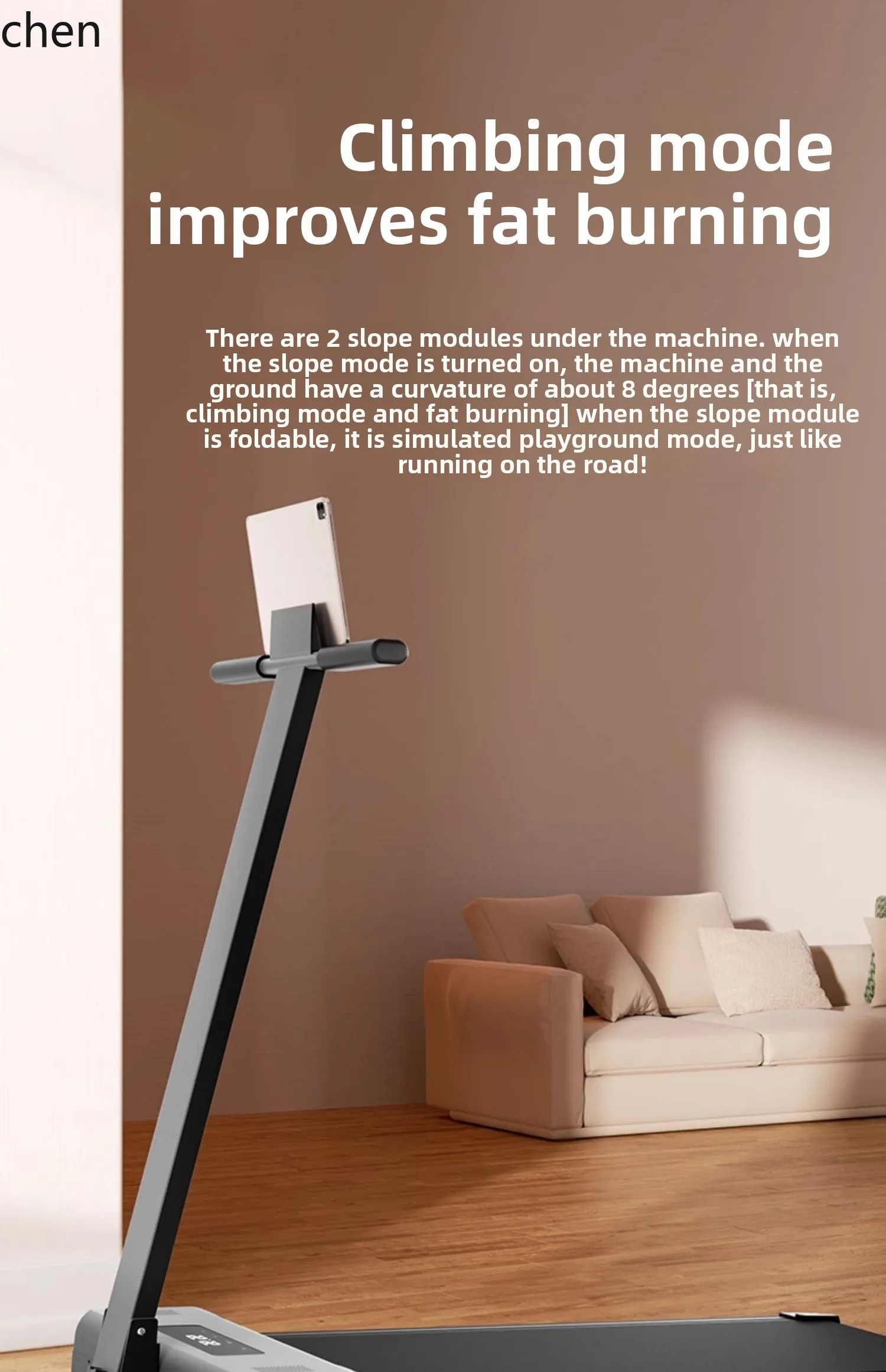 LXC Treadmill Household Small Weight Loss Climbing Indoor Walking Machine Folding Silent Walking Machine Home Fitness Equipment