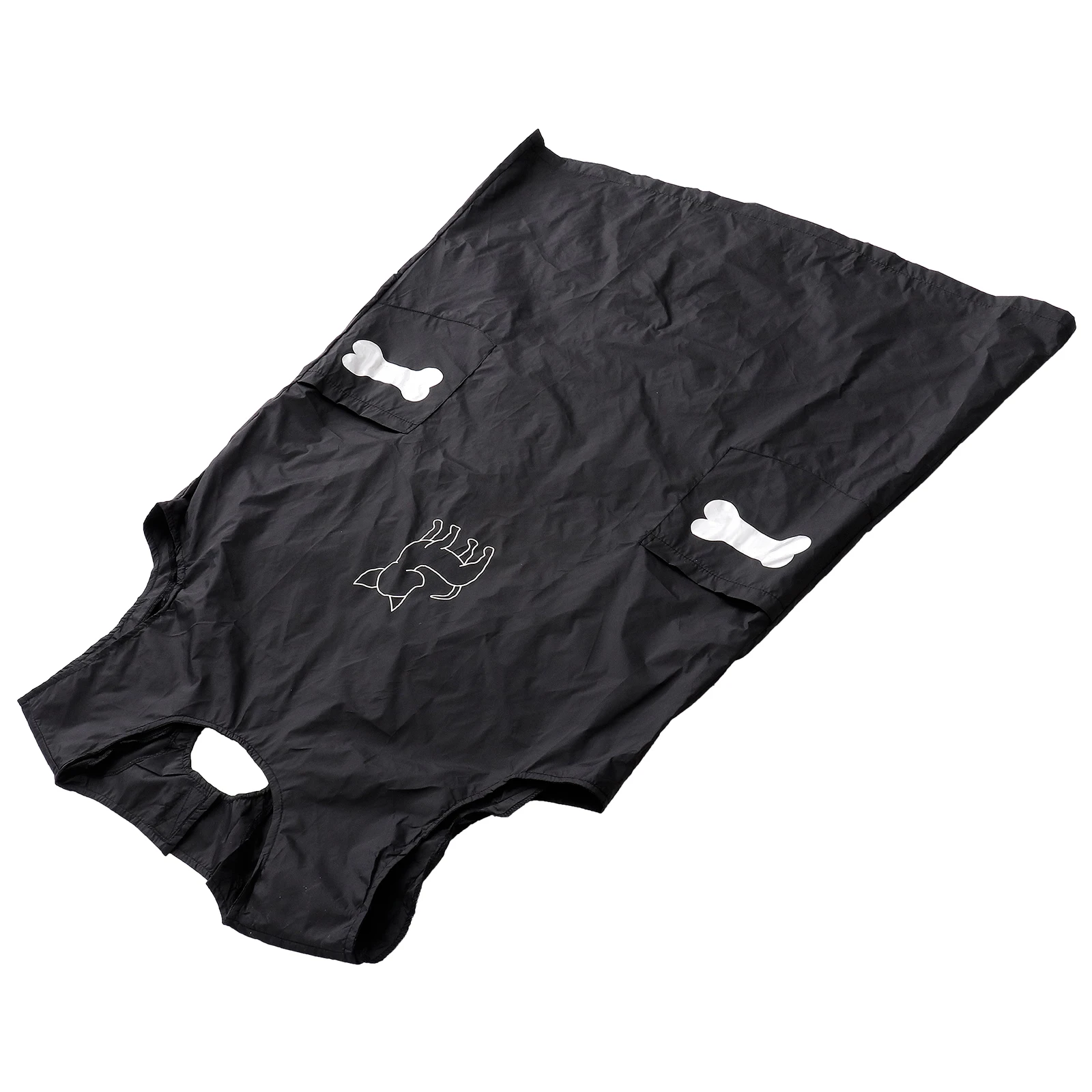 

Pet Dog Grooming Black Sleeveless Waterproof Stain Resistant Working Clothes for Cafe Kitchen Hotel