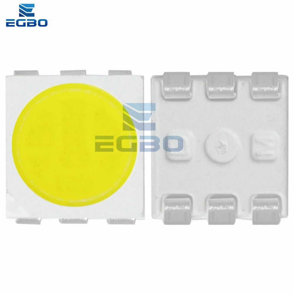 5050 Led 백색 LED 고휘도 Diodo Azul Luz 6500k Smd 발광 다이오드, Smd 5050 백색광 Diodo 18lm, 50PCs/100PCs