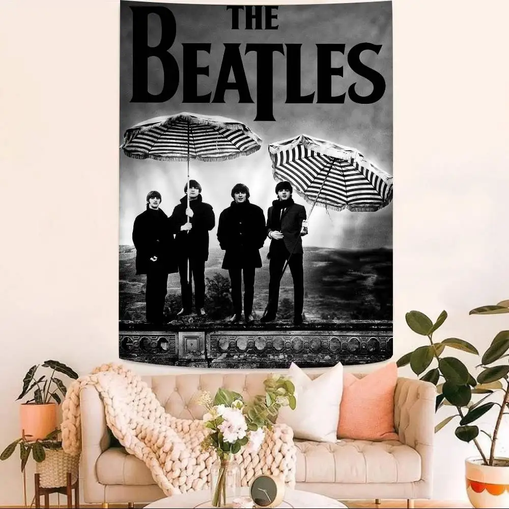 Die B-Beatles Rock Band bunte Wandteppich Wandbehang hängen Tarot Hippie Wandteppiche Wohnheim Home Decor