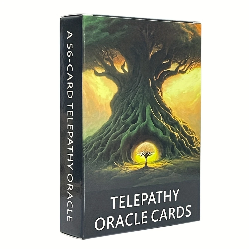 56 Card Telepathy Oracle Cards, for Clarity and Divination, with a Meaningful English Version, Designed for Meditation and Spiri