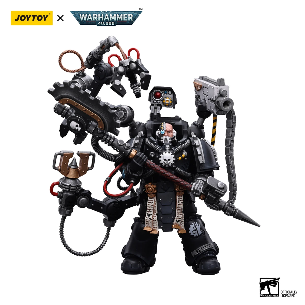 [IN STOCK ] JOYTOY 1/18 Warhammer 40k Action Figure Iron Hands Iron Father Feirros Anime Military Model