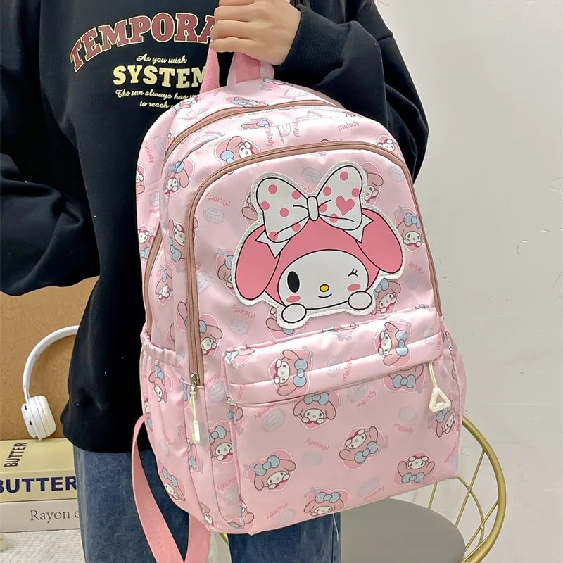 Backpack Anime Kuromi Cinnamoroll My Melody Student Bag Large Capacity Women Bag For Children Girls Gift