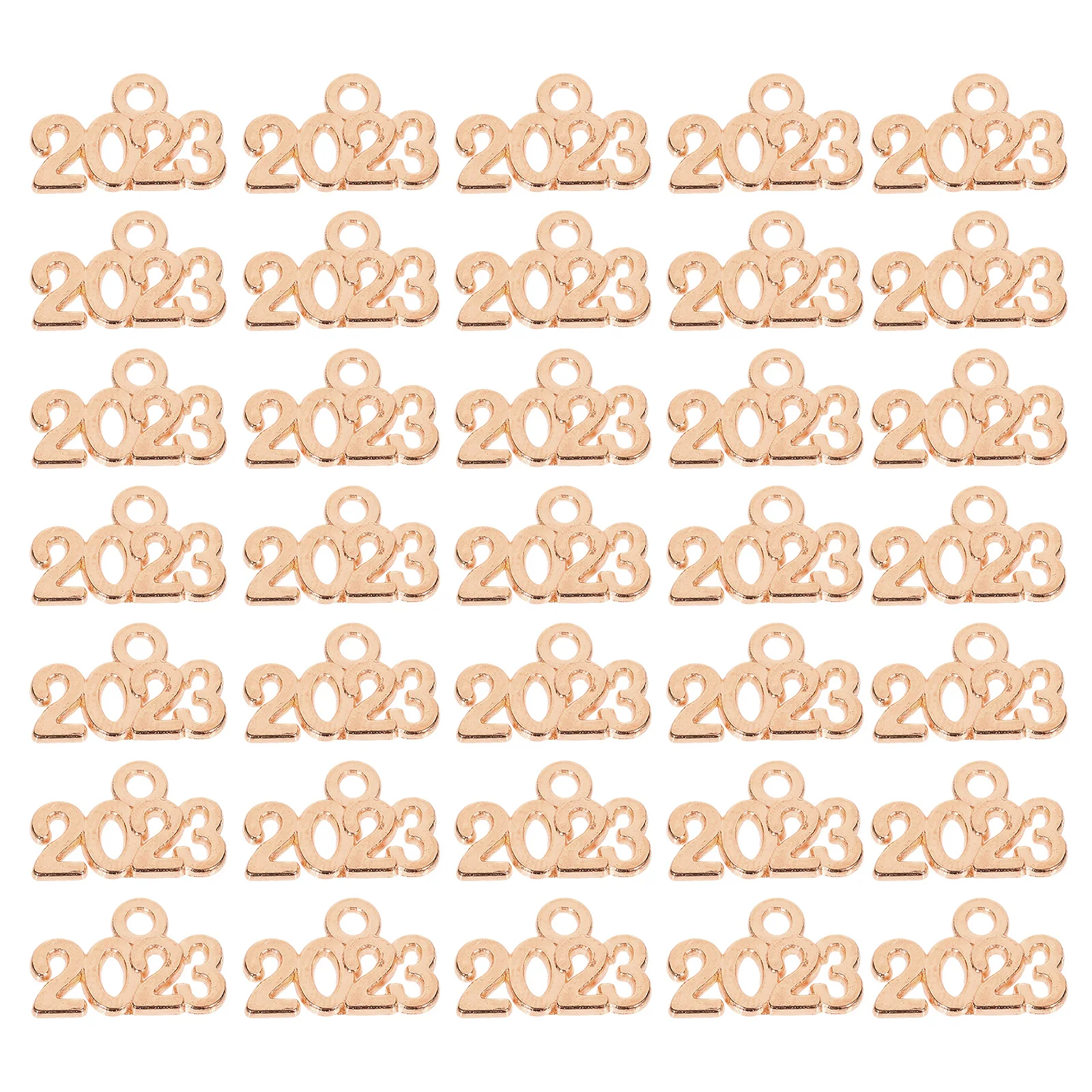 

100 Pcs Digital Pendant Number Beads Pendants for Jewelry Making Charms Zinc Alloy Jewellery Ornament Diy