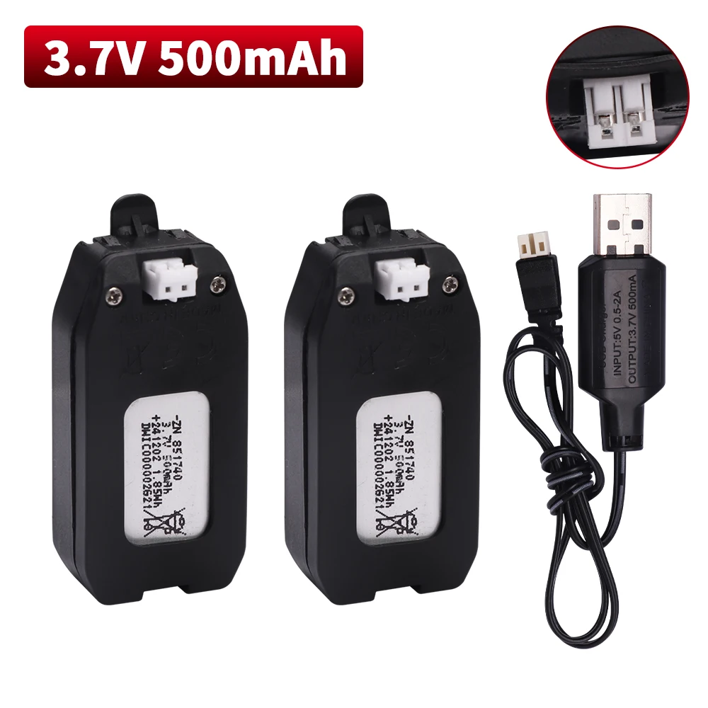 3,7 V 500 mAh Lithium-Batterie Für NH330 RH821 Vier Achsen Flugzeug RC UAV Batterie Zubehör Quadcopter RC Drone 3,7 V Batterie