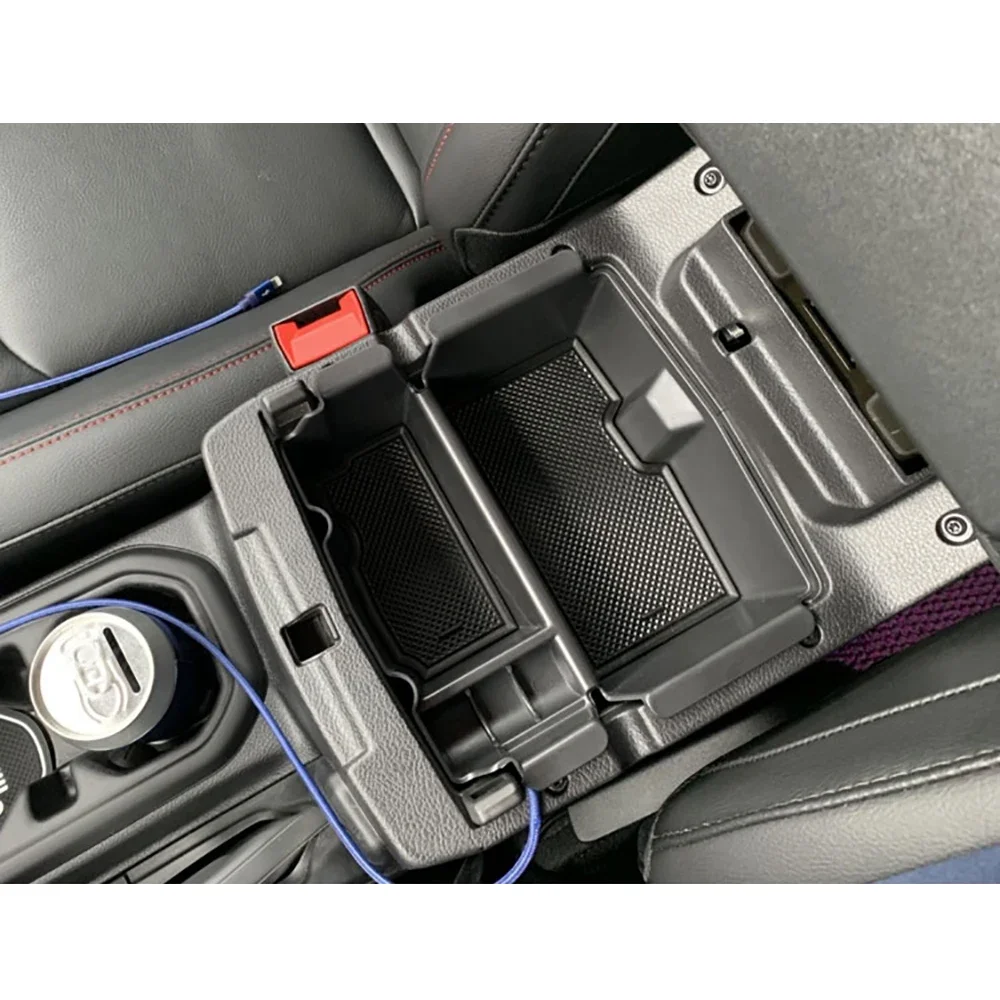 ABS Armrest Box Storage Box Armrest Fit For Jeep Wrangler 2018 2019 2020 2021 2022