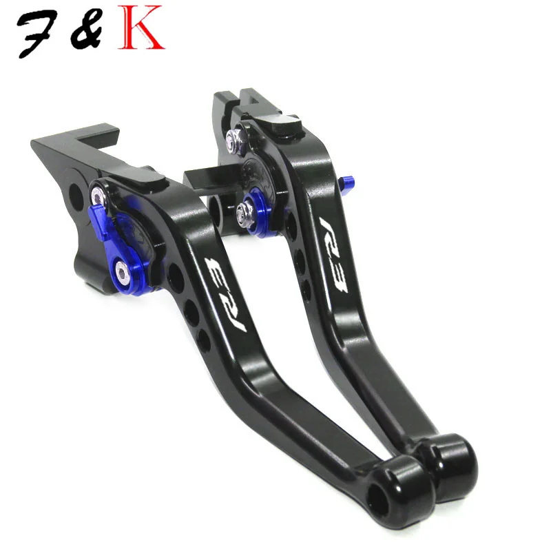 logo R3 For YZF-R3 YZF R3 YZFR3 2014-2022 Motorcycle Accessories Short Brake Clutch Levers