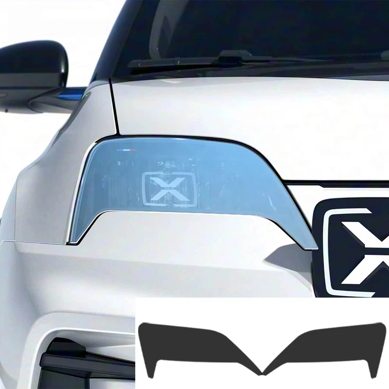 

For Alpine A290 2024-2025 Smoke Black Car Headlight Protective Film TPU Anti-Scratch Vinyl Wrap Kit Auto Light Custom Stickers