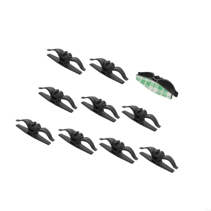 2025 Новые 10 -паксовые кабельные держатели кабельные зажимы для организованного зарядного провода в любой среде