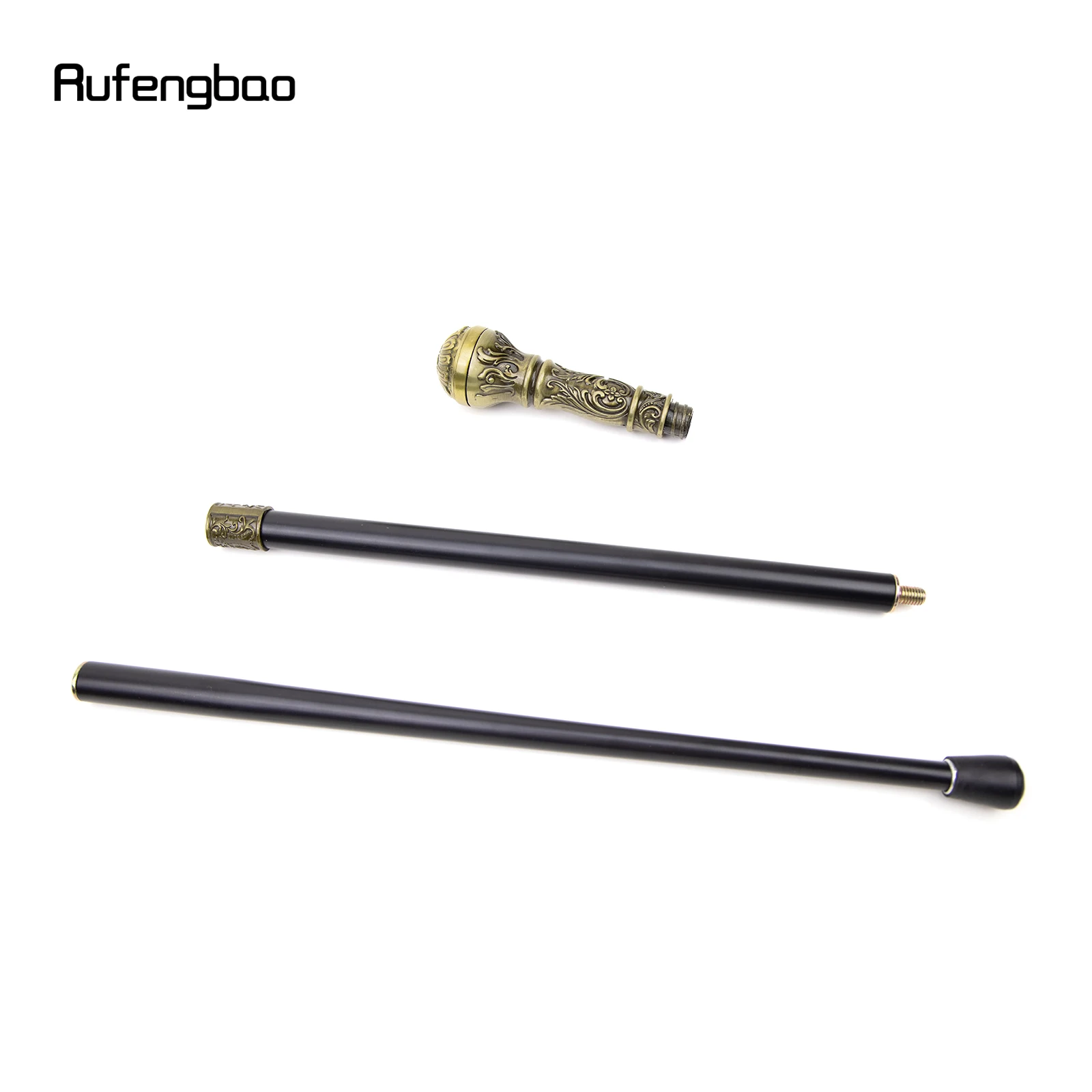 Tongkat berjalan perunggu, pegangan bulat mewah, untuk pesta dekoratif, tongkat berjalan, tongkat Crosier elegan, tongkat berjalan 93cm